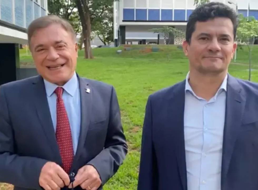 Alvaro Dias e Sergio Moro