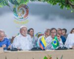 Colômbia - 08/07/2023 - O presidente Lula, chega a Colômbia para encontro com o Presidente da República da Colômbia, Gustavo Petro, onde na sequência tem a sessão de encerramento da Reunião Técnico-Científica da Amazônia.