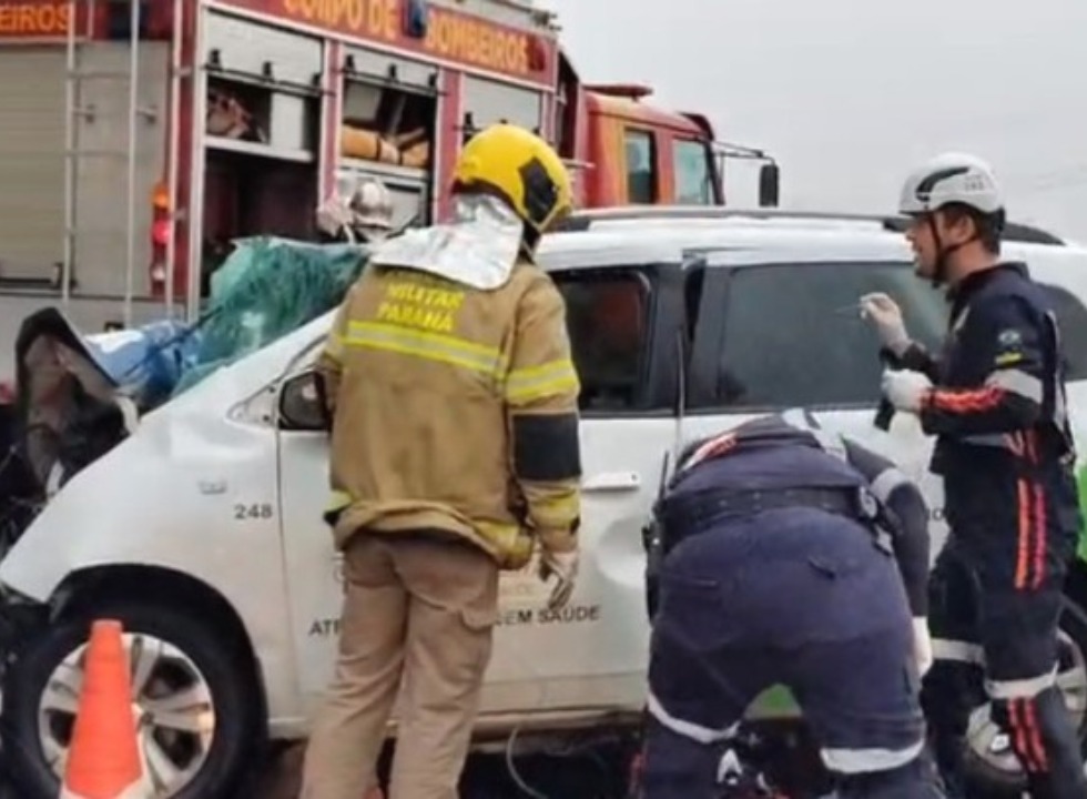 acidente carro saúde Terra Rica