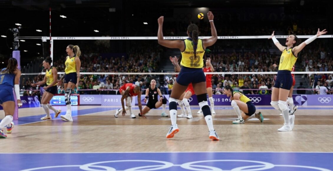 Brasil Supera Turquia Conquista Bronze Volei Feminino Paris