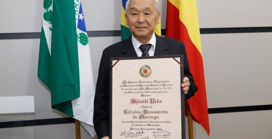 Camara Maringa Outorga Titulo Cidadao Benemerito Shiniti Ueta