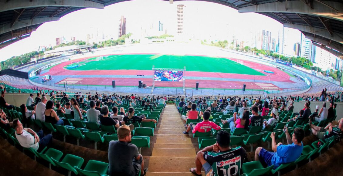 Telao Estadio Willie Davids Final Futebol Feminino Olimpiadas