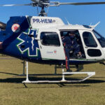 Garoto De 12 Anos Em Bicicleta E Arrastado Por Carro Em Iguatemi E Levado De Helicoptero Para Hospital