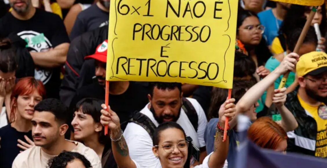 Manifestacao Em Maringa Defende Reducao Da Jornada De Trabalho E Fim Da Escala 6x1