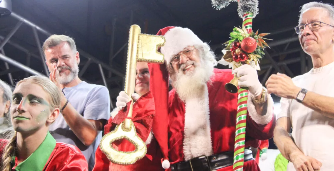 Com Presenca Do Papai Noel Distrito De Floriano Celebra Abertura Da Maringa Encantada 2024