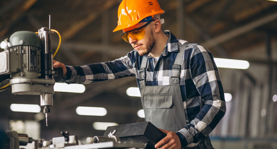 Male Worker At A Factory