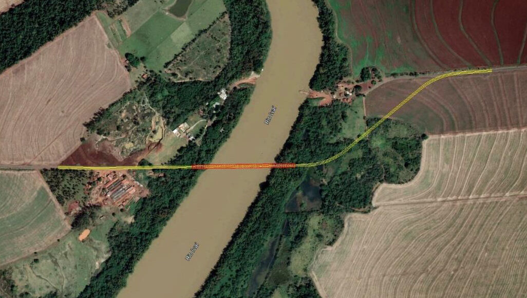 Ponte Rio Ivai Mapa