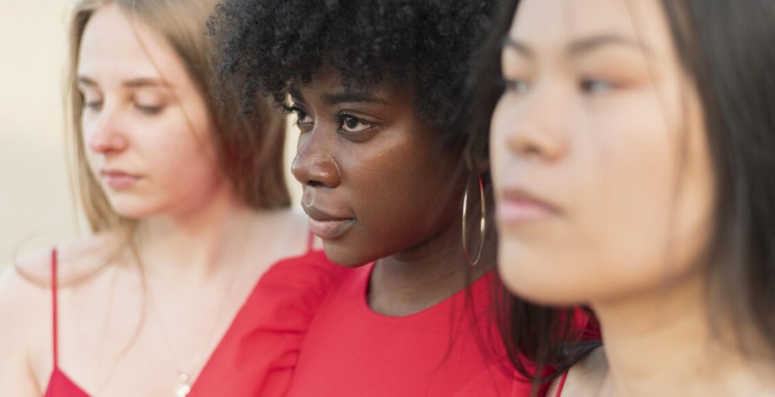 Close Up Women Spending Time Together