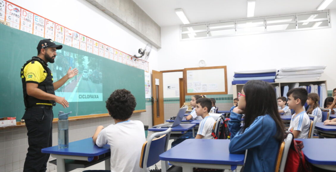 Com Atividades Nas Escolas Municipais Prefeitura Inicia Programacao Do Projeto Transito Em Sala De Aula