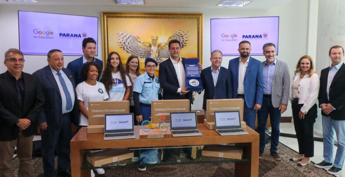 Governo Do Parana Entrega Mais De 32 Mil Chromebooks Para Modernizar Ensino Da Rede Estadual