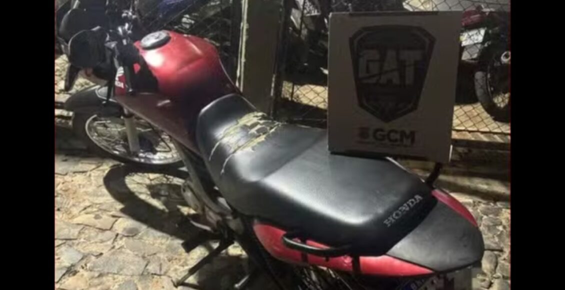 Homem E Preso No Parana Com Moto Furtada E Placa Adulterada Comprada Na Shopee