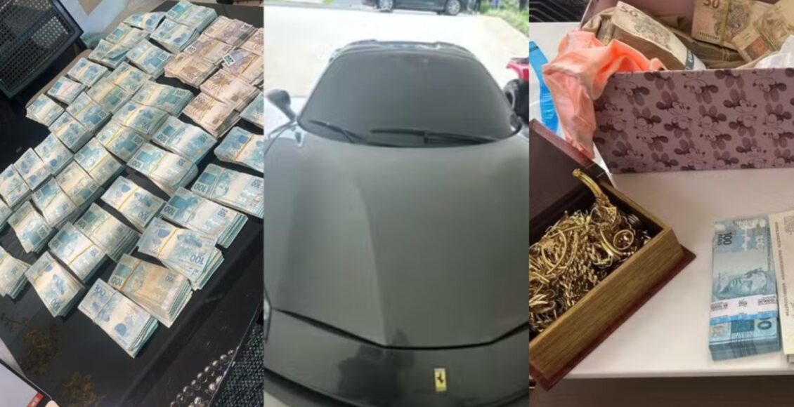 Quadrilha De Roubo De Cargas E Desarticulada Com Ferrari Dinheiro E Joias Avaliados Em R 70 Milhoes