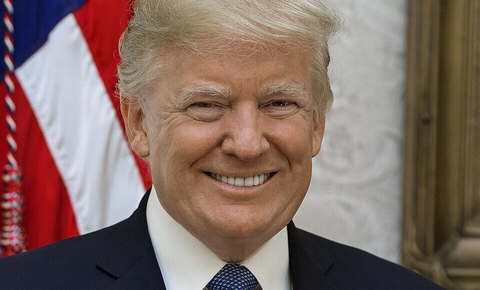 Donald Trump Official Portrait (cropped Wide)