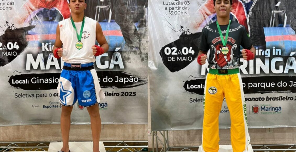 Gustavo Leal Atleta Maringaense De 15 Anos Conquista Duas Medalhas De Ouro No Paranaense De Kickboxing