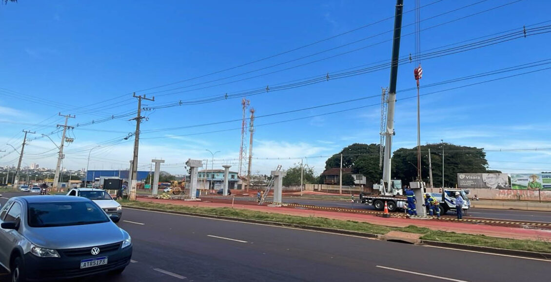 Lancamento De Vigas Vai Alterar Trafego Na Pr 317 Em Campo Mourao No Sabado 31