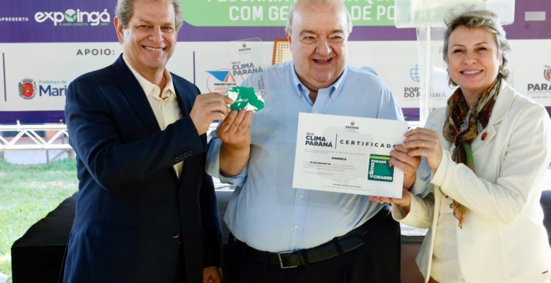 Selo Clima Parana Cidades Maringa Recebe Certificacao Por Boas Praticas Ambientais E Sociais