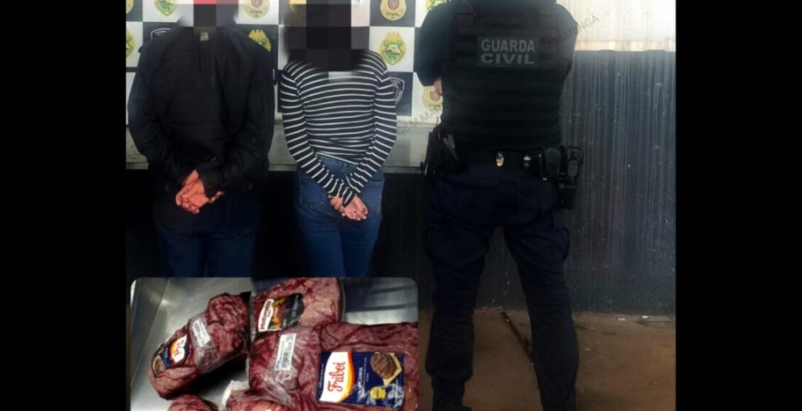 Casal E Preso Apos Furtar Cinco Pecas De Picanha Avaliadas Em R 500 Em Supermercado De Maringa