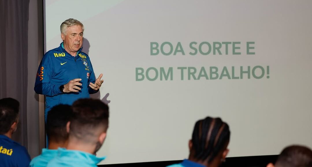 Nesta Quinta Feira 5 Brasil Enfrenta Equador Na Estreia Do Italiano Carlos Ancelotti