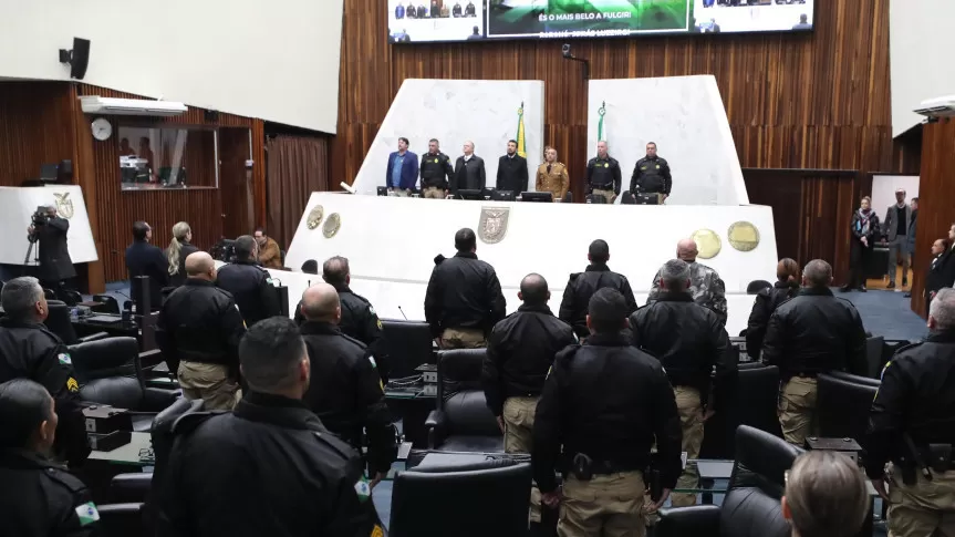 Assembleia Legislativa Homenageia Os 112 Anos Da Escola De Formacao De Pracas Da Policia Militar Do Parana