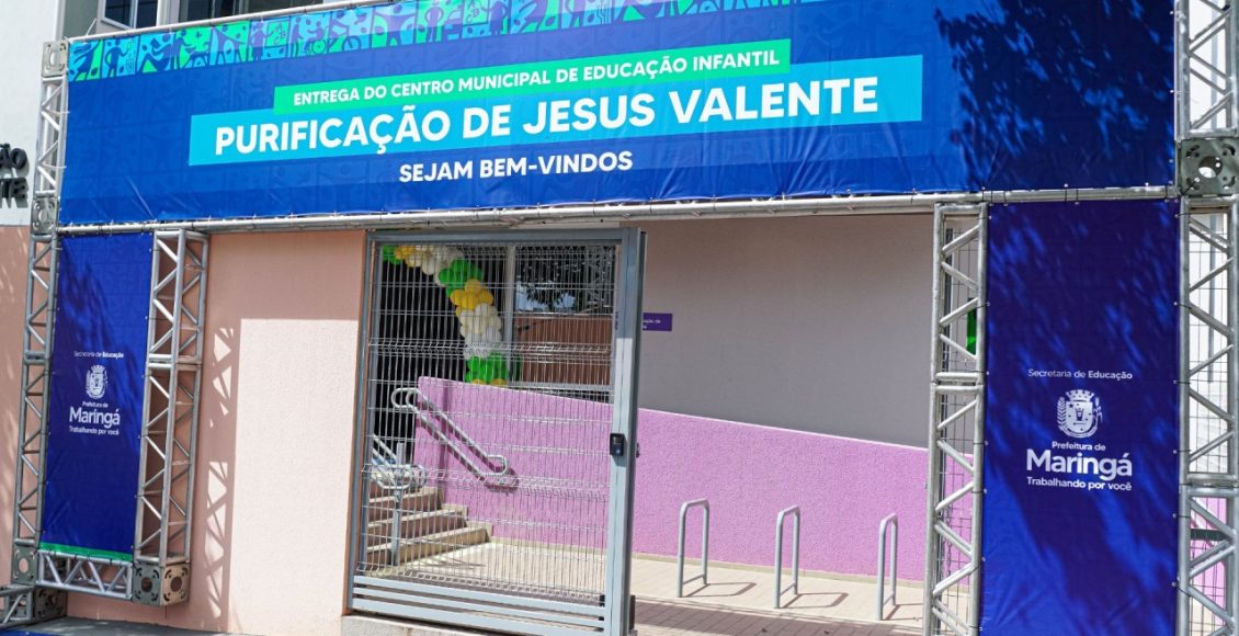 Prefeitura de Maringá inaugura novo CMEI no Jardim Itália II com investimento de R$ 15 milhões