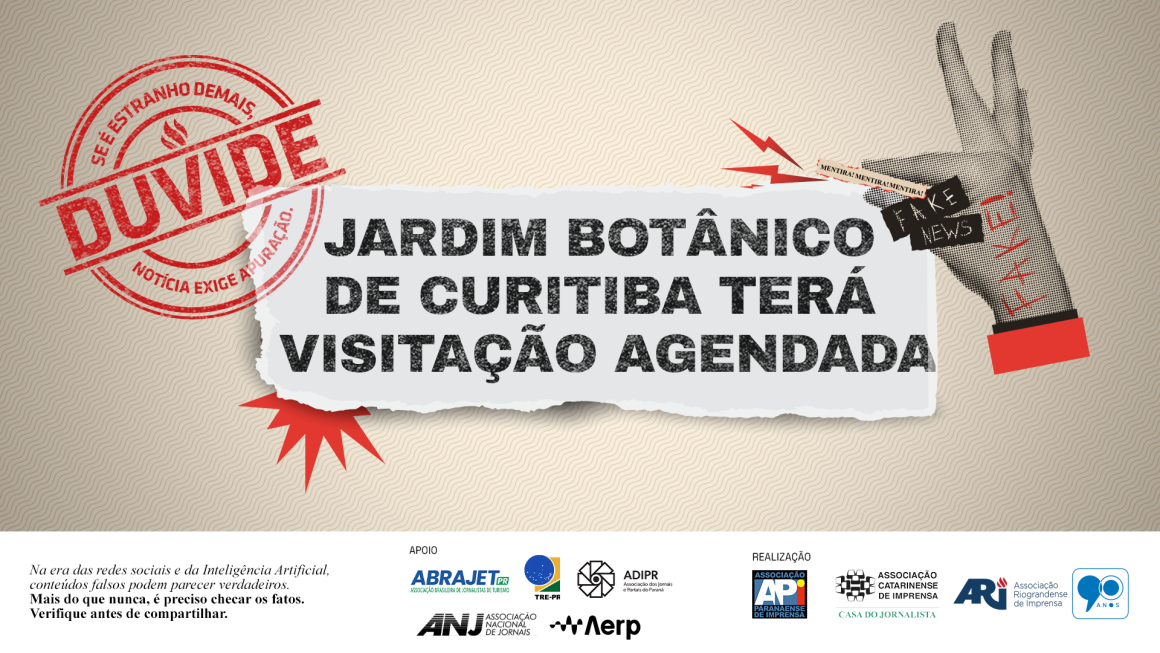 Associações de imprensa do Sul do Brasil se unem contra a desinformação e lançam campanha de valorização do jornalismo