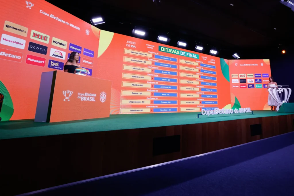 Sorteio da Copa do Brasil define confrontos da sexta fase da competição
