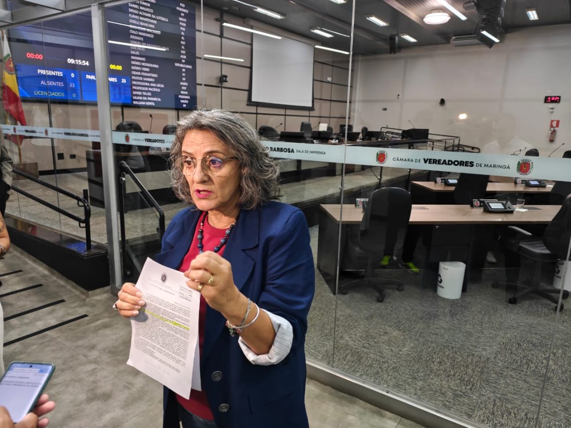 Denúncia contra vereadora de Maringá não cita ‘rachadinha’, mas fala em ‘intimidação’ para contribuir mensalmente com partido