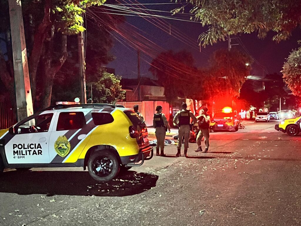 Motociclista é morto a tiros no Jardim Alvorada III, em Maringá