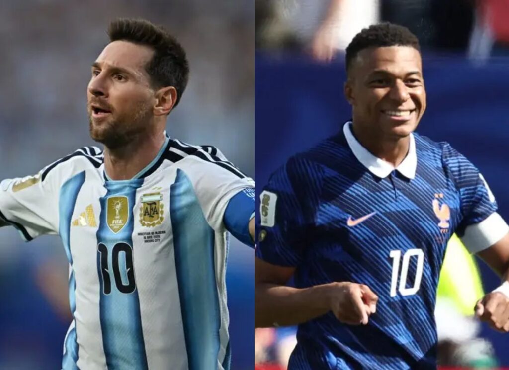 Messi amplia vantagem e Mbappé mantém perseguição em disputa pelo posto de maior artilheiro das Copas