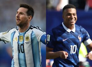 Messi amplia vantagem e Mbappé mantém perseguição em disputa pelo posto de maior artilheiro das Copas