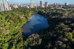 Lago do Parque do Ingá registra maior nível de água dos últimos quatro anos