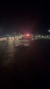 Pedestre morre após ser atropelado por caminhão na Avenida Cristóvão Colombo, em Marialva