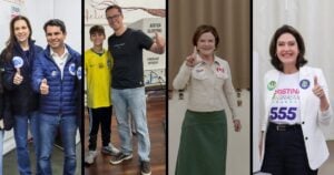 Candidatos ao Senado pelo Paraná preferiram as primeiras horas da manhã para ir às urnas