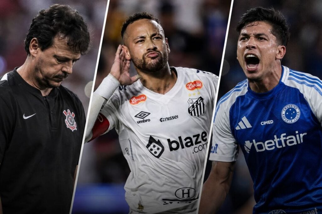 Corinthians afunda, Cruzeiro sobe e Neymar salva o Santos: veja o que marcou a 29ª rodada do Brasileirão