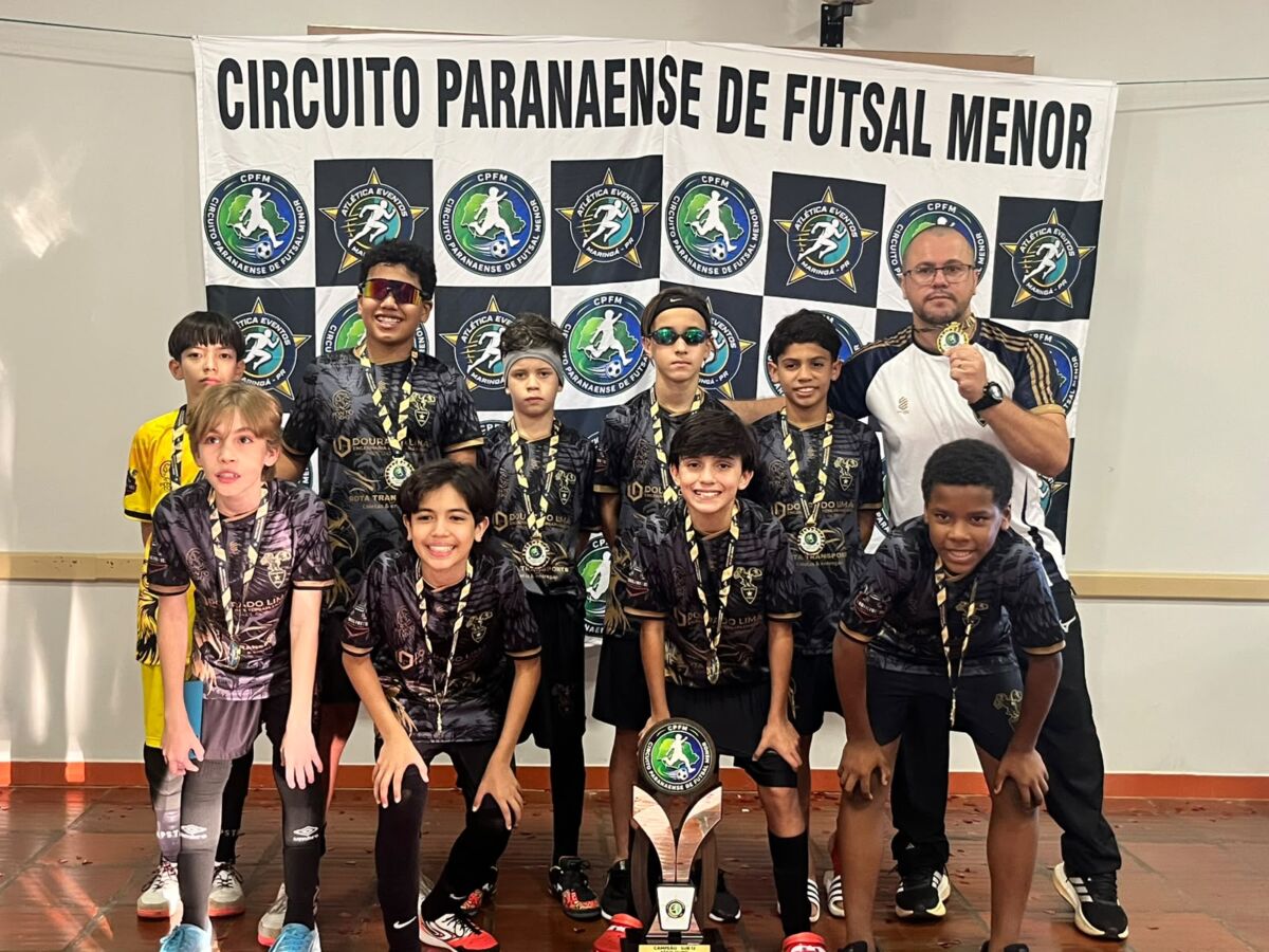 Projeto Estrela conquista três títulos estaduais de futsal para Maringá