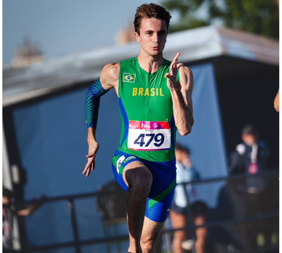 Maringaense Renan Gallina vence 200 metros no Sul-americano de Atletismo